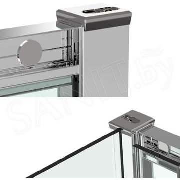 Душевой уголок RGW Classic CL-48 150 (CL-14+Z-050-1)