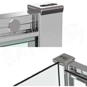 Душевой уголок RGW Classic CL-48 160 (CL-14+Z-050-1)