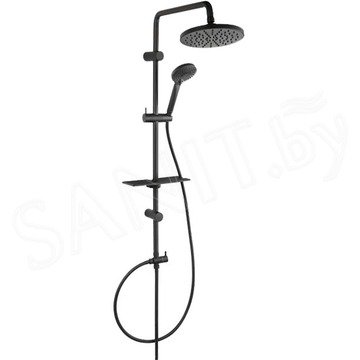 Душевая стойка Ferro Rondo Lux Black NP23-BL