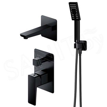 Душевая система скрытого монтажа Omnires Parma SYSPMW01BL