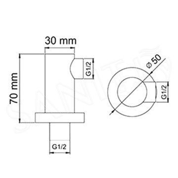 Шланговое подключение Wasserkraft A021