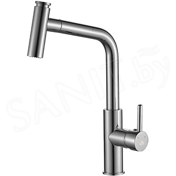 Смеситель для кухонной мойки Laveo Toro BAX_069D с выдвижным изливом