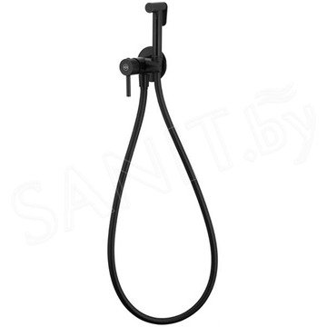 Смеситель встраиваемый Armatura Moza Black 5039-512-81 с гигиеническим душем