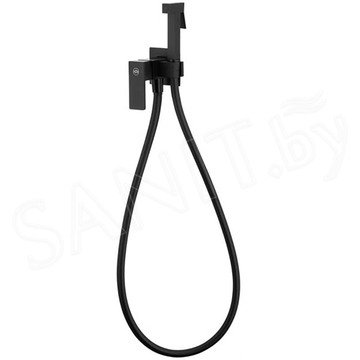 Смеситель встраиваемый Armatura Logon Black 5139-512-81 с гигиеническим душем