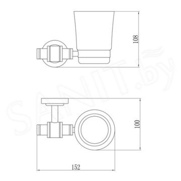 Стакан Savol S-007958