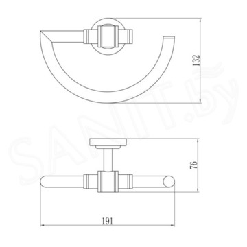Держатель для полотенец Savol S-007960