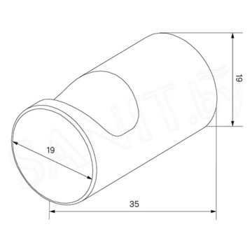 Крючок Iddis Petite PET2SR1i41 / PET2SY1i41