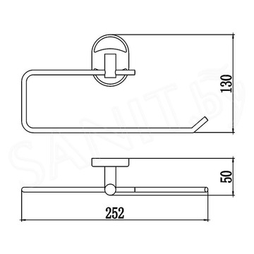 Держатель для бумажных полотенец Savol S-L07052