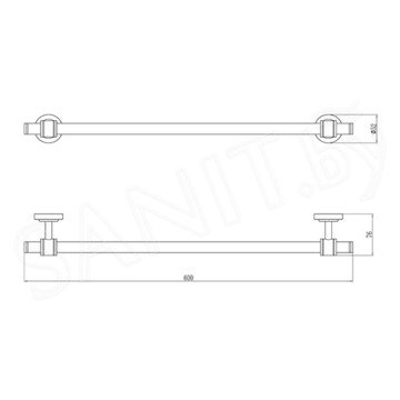 Держатель для полотенец Savol S-007924