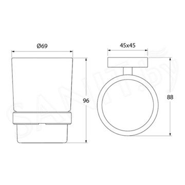 Стакан Iddis Edifice EDIMBG1i45