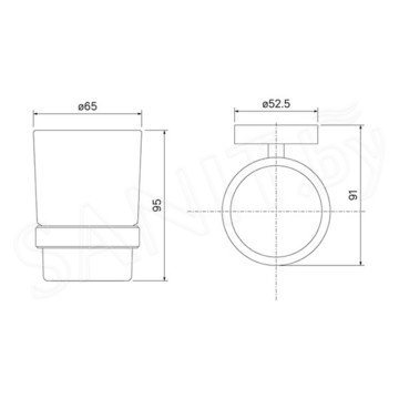 Стакан Iddis Sena SENSSG1i45