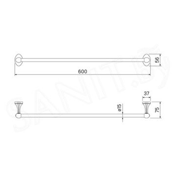 Держатель для полотенец Iddis Male MALSS10i49