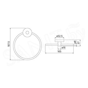 Держатель для полотенец Iddis Sena SENSSO0i51
