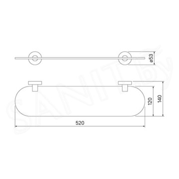 Полка Iddis Sena SENSSG0i44