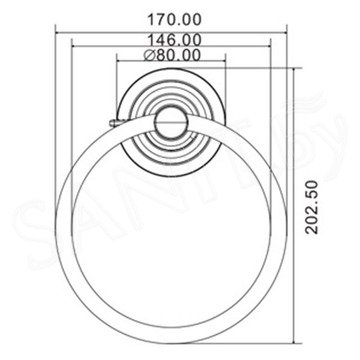 Держатель для полотенец Gerhans K24004