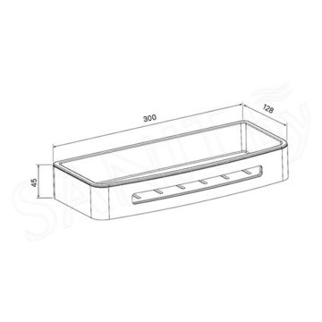 Полка Iddis SHE10SBi44 / SHE10SPi44