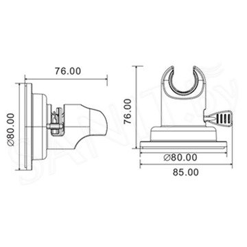 Держатель для душевой лейки Gerhans K24016