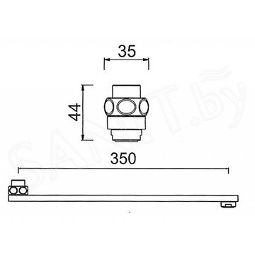 Излив для ванны Gerhans K51350