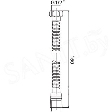 Душевой шланг Gerhans K40204
