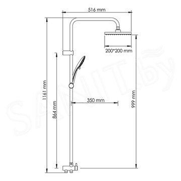 Душевая стойка Wasserkraft A017