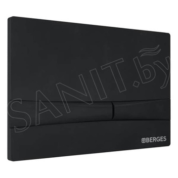 Комплект инсталляции Berges Novum 525 c черной кнопкой и подвесным унитазом Lavinia Boho One Rimless