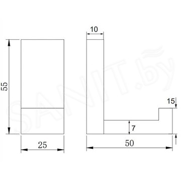 Крючок Omnires Reno RN42110CR