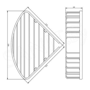 Полка Omnires Uni UN3503CR