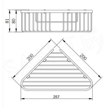 Полка Omnires Uni UN3614CR