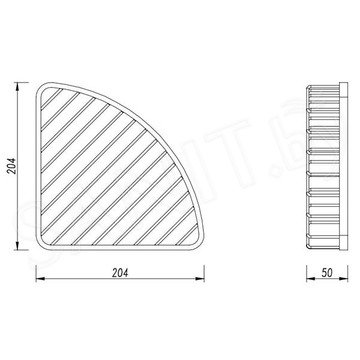 Полка Omnires Uni UN10330BL