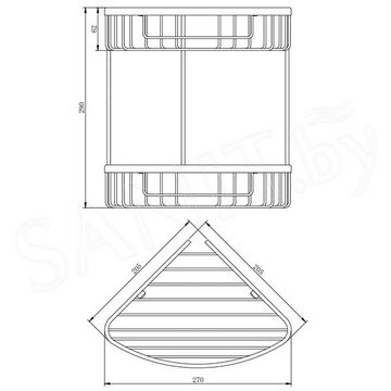 Полка Omnires Uni UN3509CR