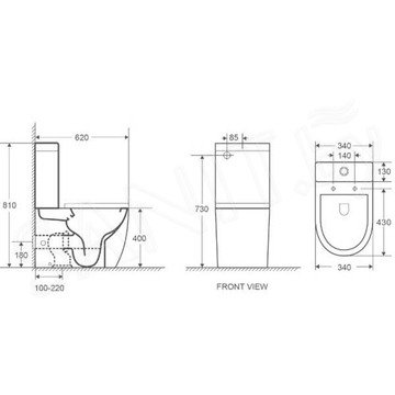 Напольный унитаз WeltWasser Merzbach 001 GL-WT