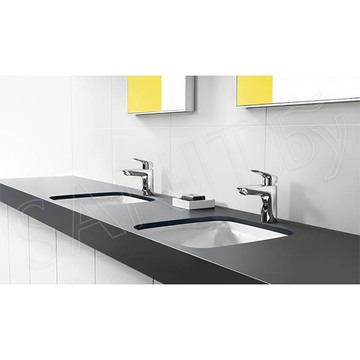 Смеситель для умывальника Hansgrohe Logis 71100000 с донным клапаном