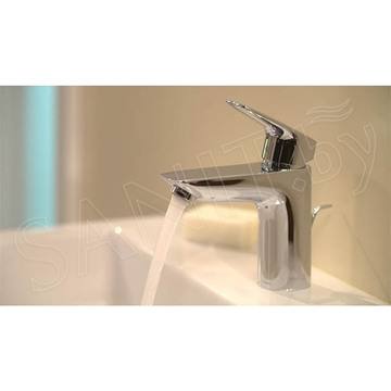 Смеситель для умывальника Hansgrohe Logis 71100000 с донным клапаном