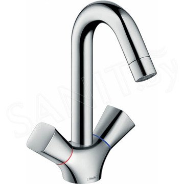 Смеситель для умывальника Hansgrohe Logis 71222000 с донным клапаном