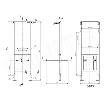 Комплект инсталляции Cersanit City New Clean On / Slim SET-CITYC/LPRO/S-DL/In-Wg-w с унитазом