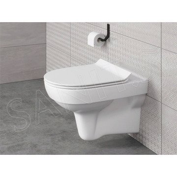 Комплект инсталляции Cersanit City New Clean On / Slim SET-CITYC/LPRO/S-DL/In-Wg-w с унитазом