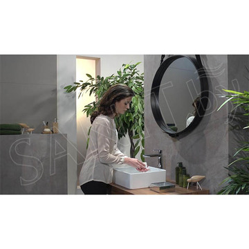 Смеситель для умывальника Hansgrohe Talis E 71716000 с донным клапаном