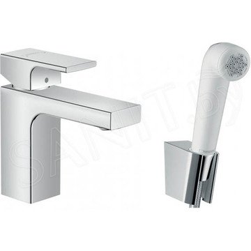 Смеситель для умывальника Hansgrohe Vernis Shape 71216000 с гигиеническим душем