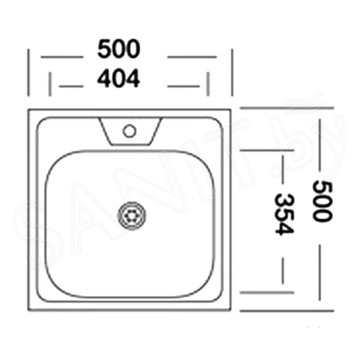 Кухонная мойка Kromevye N 207 / N 208