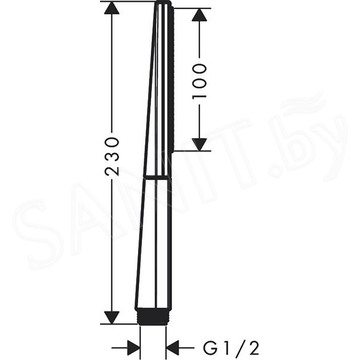 Душевая лейка Hansgrohe Rainfinity 26866670 / 26866000