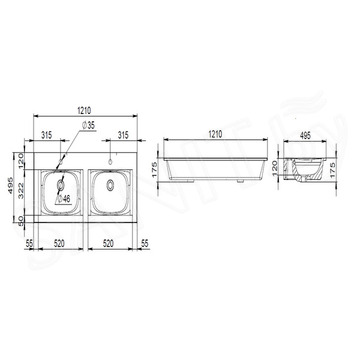 Умывальник AM.PM Spirit 2.0 M70AWCD1202WG