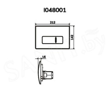 Кнопка для инсталляции AM.PM Pro M