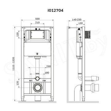 Инсталляция для унитаза AM.PM Pro I012704