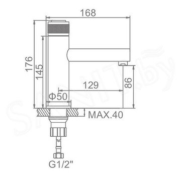 Смеситель для умывальника Ledeme L1076U