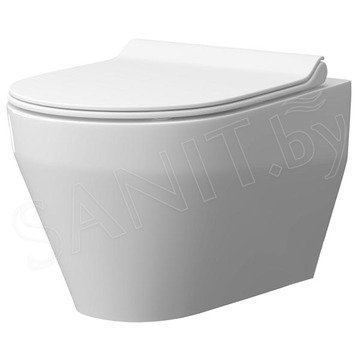 Комплект инсталляции Cersanit Aqua Prime P 50Z с системой Fresh с пневматической кнопкой Square 63531 и унитазом Керамин Бари R Нова