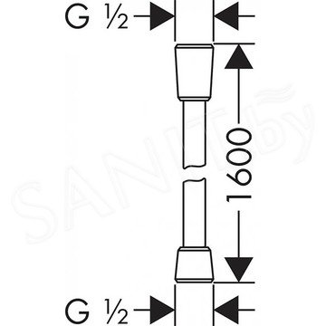 Душевой шланг Hansgrohe Isiflex 28276670