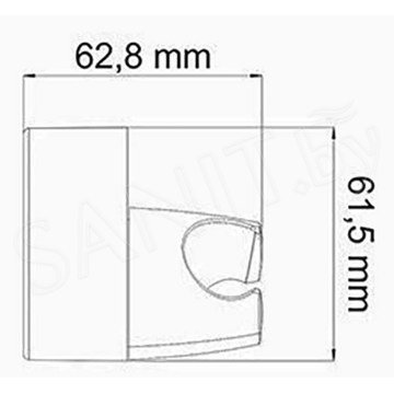 Держатель для душевой лейки Wasserkraft A014