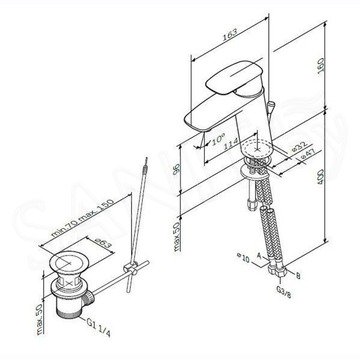 Смеситель для умывальника AM.PM Spirit V2.1 F71A82100