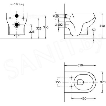 Подвесной унитаз Kerama Marazzi Buongiorno