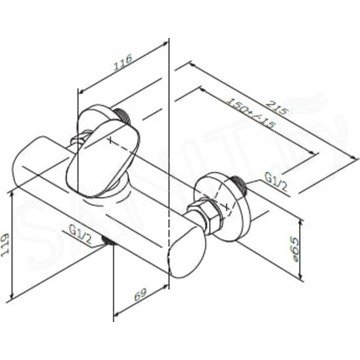 Смеситель для душа AM.PM Spirit 2.0 F70A20000